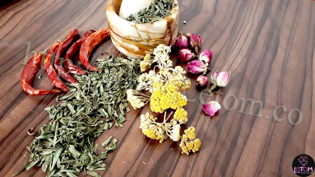 tarragon plant along with pepper and other fat-burning herbs