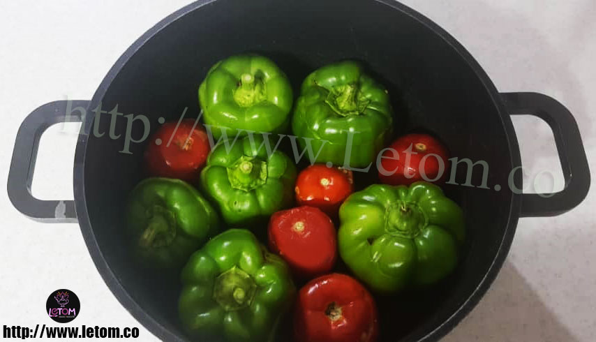 The best natural fat burners, Healthy food stuffed with bell peppers