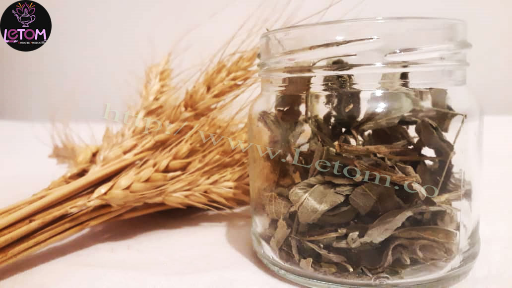 Dried leaves are the best natural sage in glass