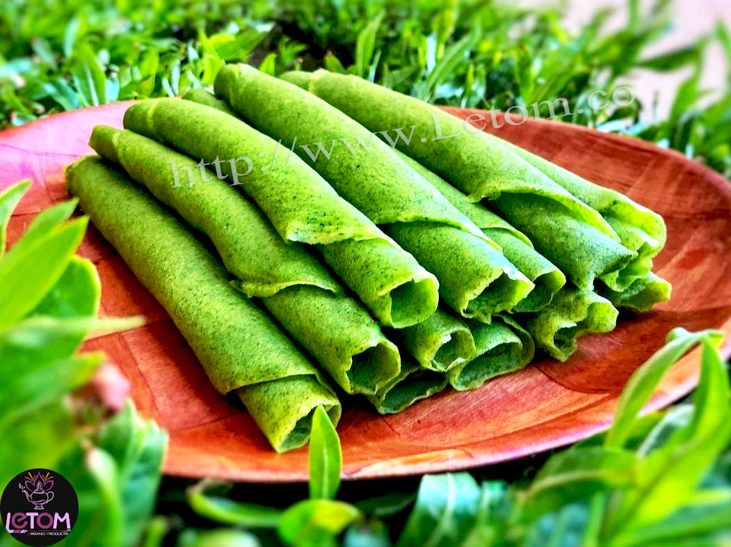 spinach in rolls in foods