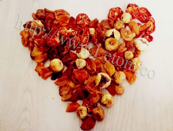 The best natural dried fig fruit along with dried tomatoes