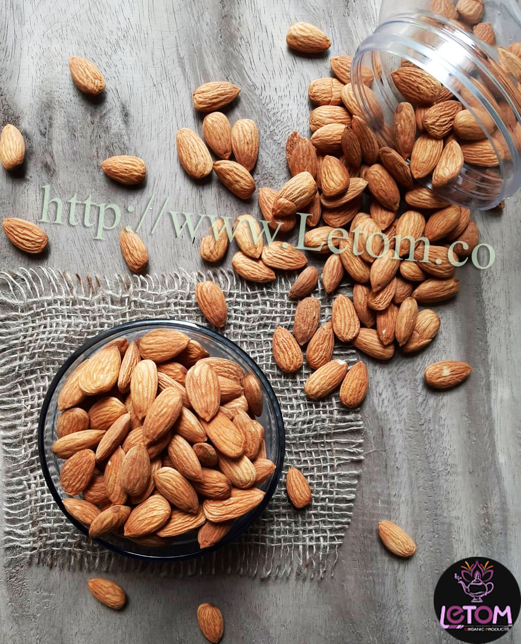 Photos of almonds for mind control and slimming